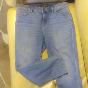 LRL LAUREN RALPH LAUREN CLASSIC STRAIGHT CROPPED JEANS